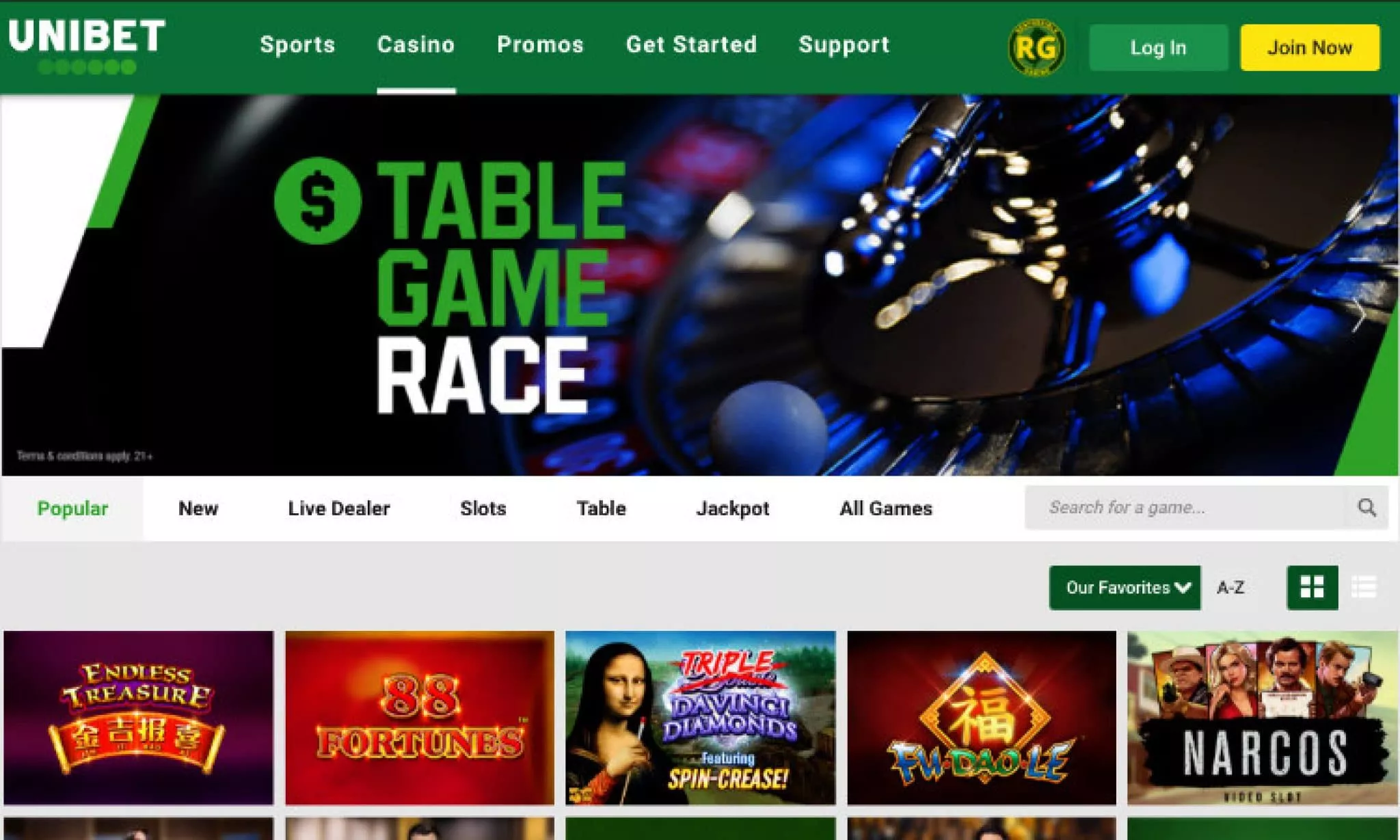 Unibet bonus