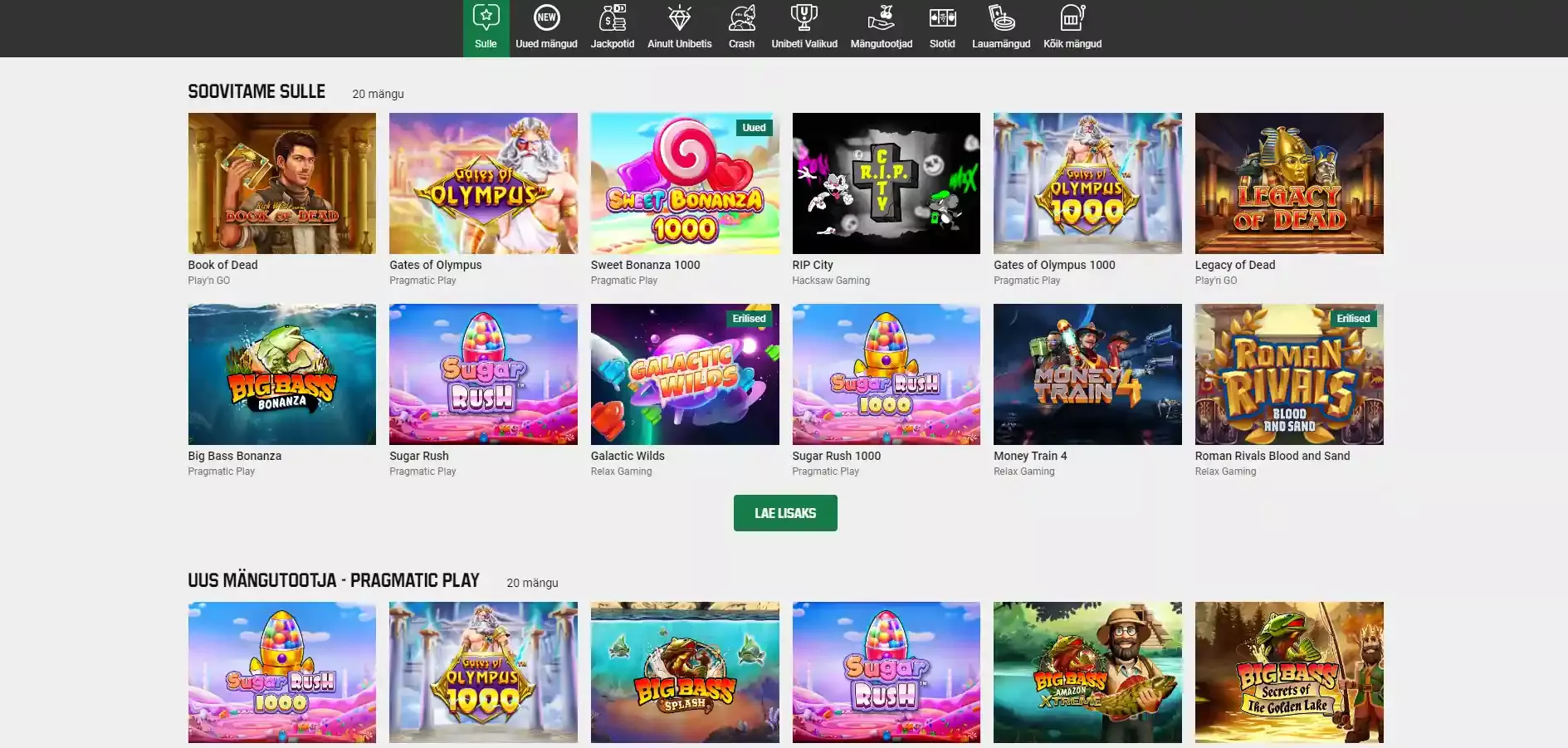 VÕTA BOONUS - Unibet panused - UniBet | 2