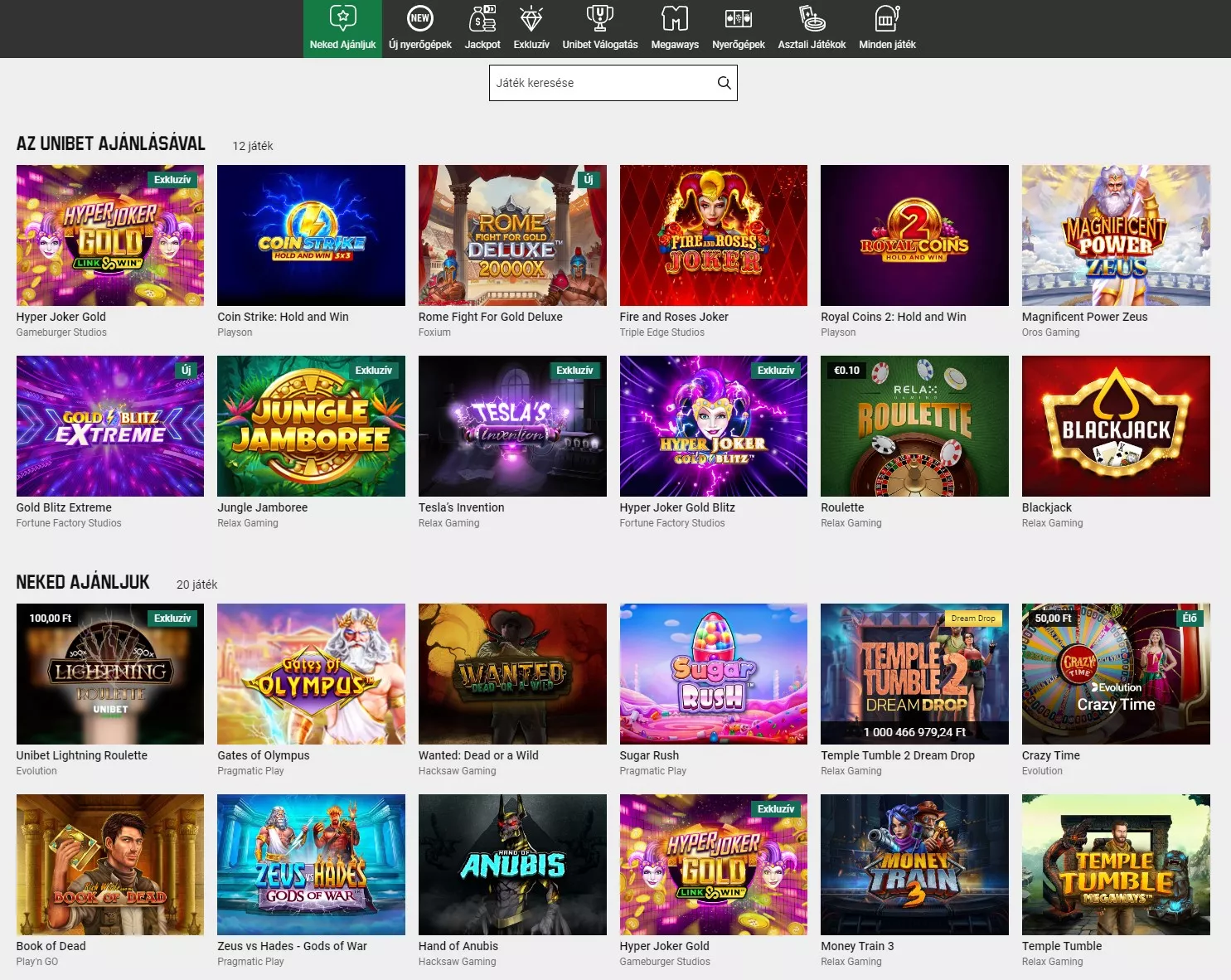 VEDD ÁT BÓNUSZT - Unibet fogadás - UniBet | 9