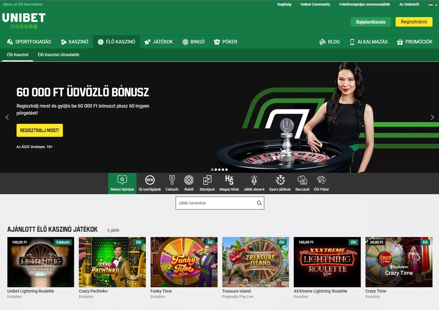 Bonusy Unibet