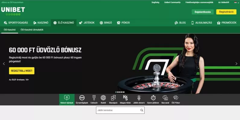 Unibet kaszinó Letöltés
