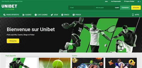Unibet inscription