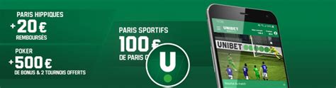 Unibet premier pari remboursé