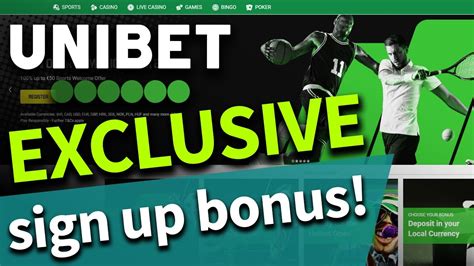 Unibet sign up bonus
